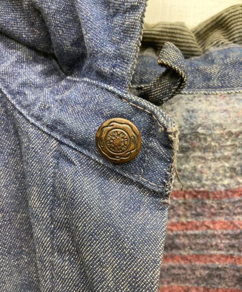 Bluebell（ブルーベル）Bluebell (ブルーベル) 裏地ブランケットカバーオール インディゴ サイズ:42の古着・服飾アイテム