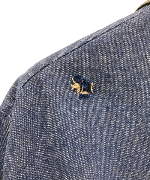 Bluebell（ブルーベル）Bluebell (ブルーベル) 裏地ブランケットカバーオール インディゴ サイズ:42の古着・服飾アイテム