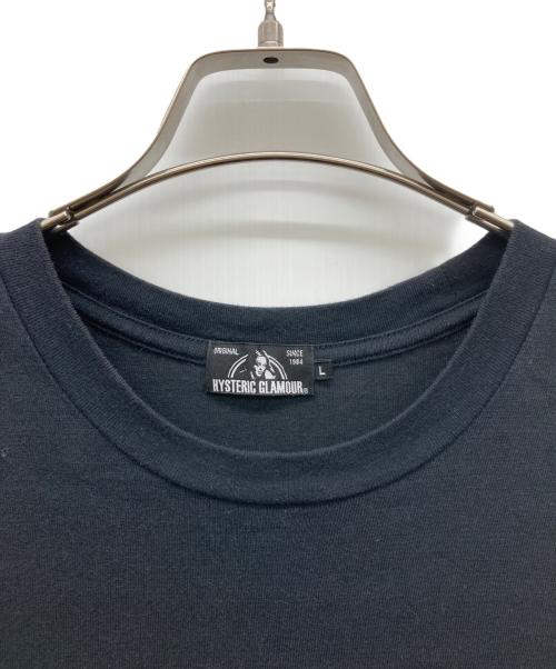 Hysteric Glamour（ヒステリックグラマー）Hysteric Glamour (ヒステリックグラマー) 半袖カットソー ブラック サイズ:Lの古着・服飾アイテム