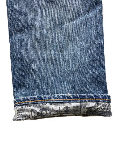 Hysteric Glamour（ヒステリックグラマー）Hysteric Glamour (ヒステリックグラマー) スタッズダメージ加工デニムパンツ ブルー サイズ:32inchの古着・服飾アイテム