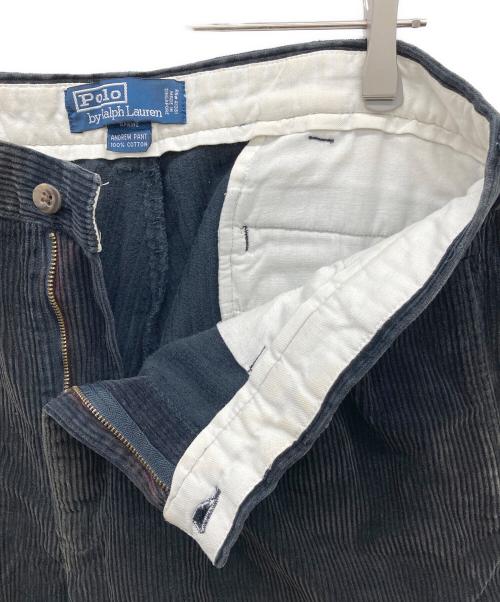 POLO RALPH LAUREN（ポロ・ラルフローレン）POLO RALPH LAUREN (ポロ・ラルフローレン) コーデュロイパンツ ブラック サイズ:36/32の古着・服飾アイテム