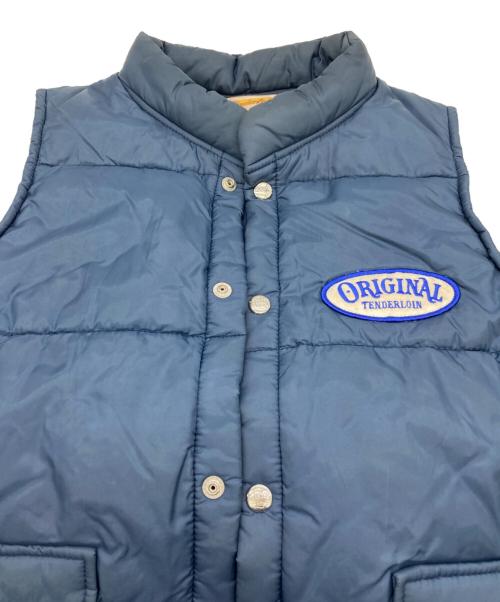 TENDERLOIN（テンダーロイン）TENDERLOIN (テンダーロイン) 中綿ベスト ネイビー サイズ:40の古着・服飾アイテム