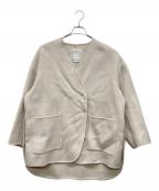 BEARDSLEYビアズリー）の古着「ウールリバーコート」｜アイボリー