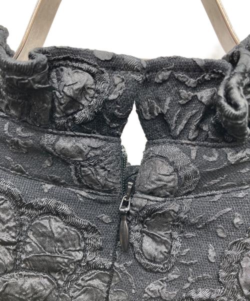 perna（ペルナ）perna (ペルナ) 総柄ロングワンピース ブラック サイズ:縦 M、横 Mの古着・服飾アイテム