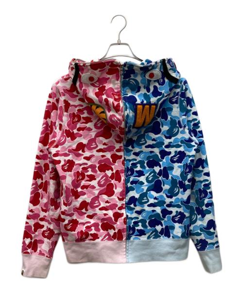 A BATHING APE（ア ベイシング エイプ）A BATHING APE (ア ベイシング エイプ) ジップパーカー マルチカラー サイズ:Sの古着・服飾アイテム