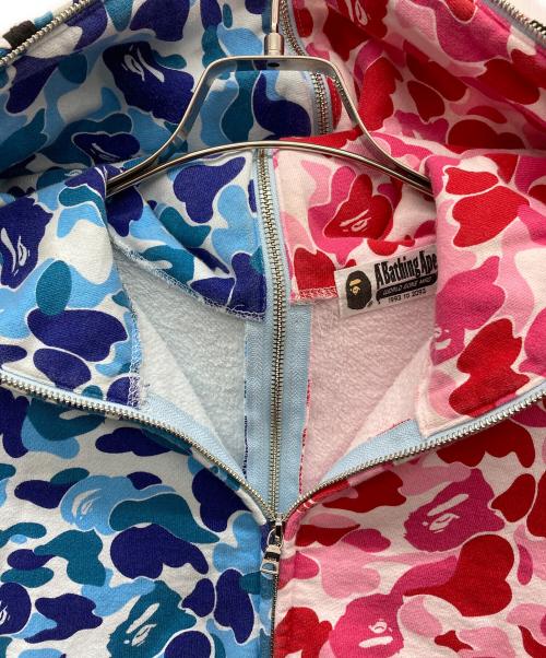 A BATHING APE（ア ベイシング エイプ）A BATHING APE (ア ベイシング エイプ) ジップパーカー マルチカラー サイズ:Sの古着・服飾アイテム