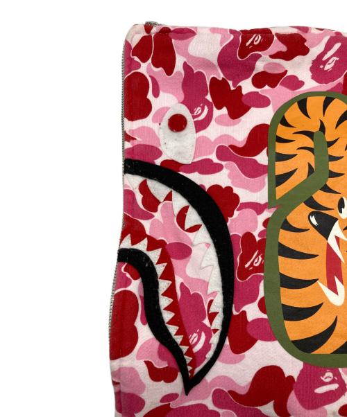 A BATHING APE（ア ベイシング エイプ）A BATHING APE (ア ベイシング エイプ) ジップパーカー マルチカラー サイズ:Sの古着・服飾アイテム
