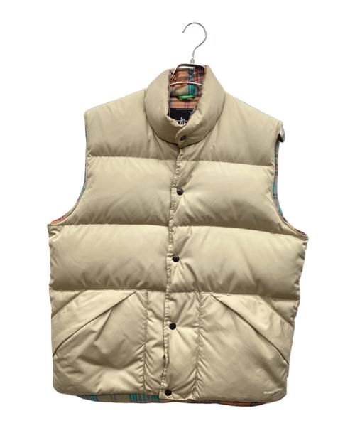 stussy（ステューシー）stussy (ステューシー) ダウンベスト ベージュ サイズ:Ｍの古着・服飾アイテム