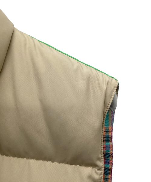 stussy（ステューシー）stussy (ステューシー) ダウンベスト ベージュ サイズ:Ｍの古着・服飾アイテム