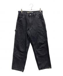 LEVI'S（リーバイス）の古着「バギーカーペンター デニムパンツ」｜ブラック