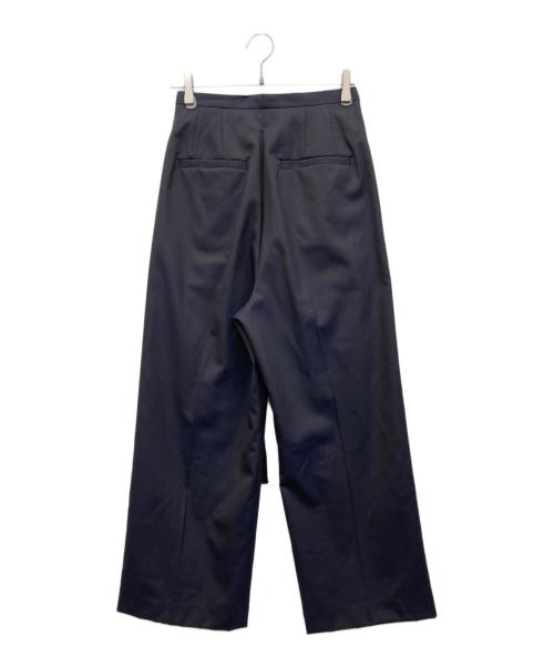 6(ROKU) BEAUTY&YOUTH（ロク ビューティーアンドユース）6(ROKU) BEAUTY&YOUTH (ロク ビューティーアンドユース) リボン マーベルト パンツ ネイビー サイズ:32の古着・服飾アイテム