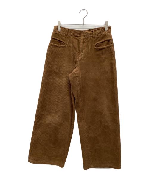 ATTISESSION（アティセッション）attisession (アティセッション) コーデュロイパンツ ブラウン サイズ:38の古着・服飾アイテム