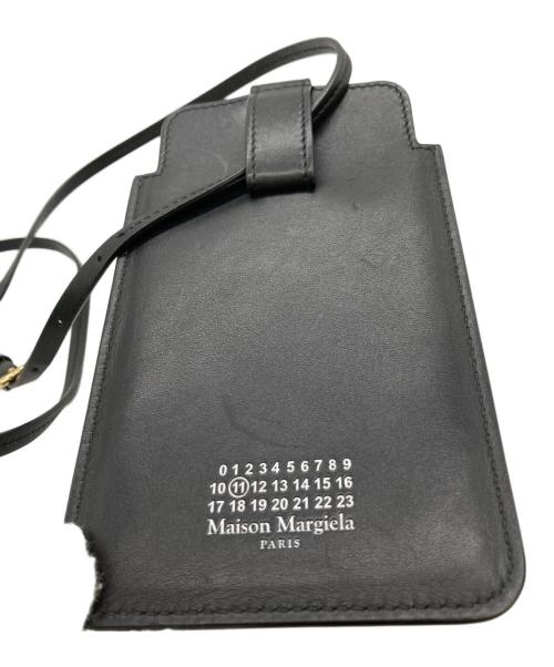 Maison Margiela（メゾンマルジェラ）Maison Margiela (メゾンマルジェラ) フォンケース ブラックの古着・服飾アイテム