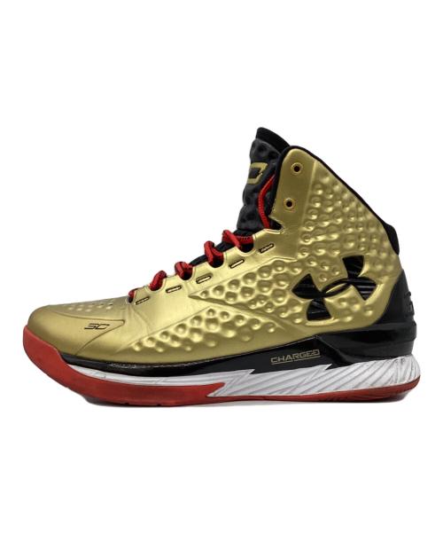 UNDER ARMOUR（アンダーアーマー）UNDER ARMOUR (アンダーアーマー) カリー1ネイションズファイネスト ゴールド サイズ:UK8の古着・服飾アイテム