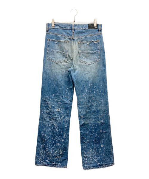 AMIRI（アミリ）AMIRI (アミリ) ショットガン ワイドレッグ ジーンズ インディゴ サイズ:31の古着・服飾アイテム