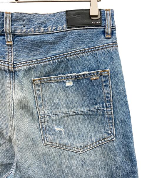 AMIRI（アミリ）AMIRI (アミリ) ショットガン ワイドレッグ ジーンズ インディゴ サイズ:31の古着・服飾アイテム