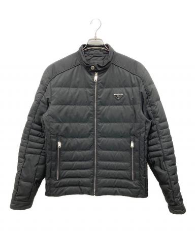 中古・古着通販】PRADA (プラダ) ダウンジャケット ブラック サイズ:46