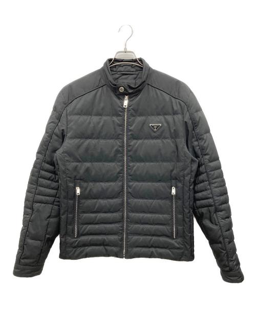 PRADA（プラダ）PRADA (プラダ) ダウンジャケット ブラック サイズ:46の古着・服飾アイテム