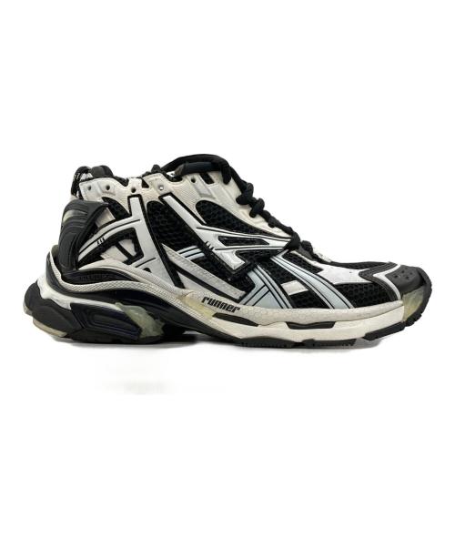 BALENCIAGA（バレンシアガ）BALENCIAGA (バレンシアガ) RUNNER ユーズド加工ローカットスニーカー ホワイト サイズ:EUR42の古着・服飾アイテム