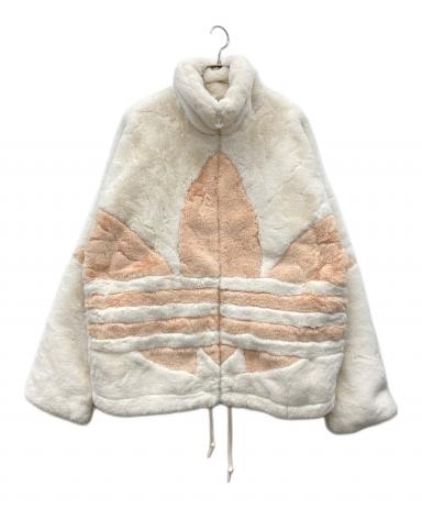 【美品・激レア】adidas トレフォイル フェイクファー ジャケット 中古・古着通販】adidas (アディダス) フェイクファージャケット