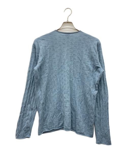 ARMANI COLLEZIONI（アルマーニ コレツィオーニ）ARMANI COLLEZIONI (アルマーニ コレツィオーニ) カシミヤニット ブルー サイズ:54の古着・服飾アイテム