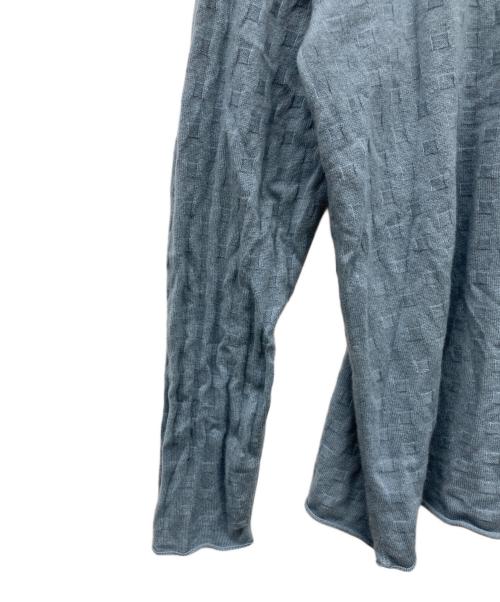 ARMANI COLLEZIONI（アルマーニ コレツィオーニ）ARMANI COLLEZIONI (アルマーニ コレツィオーニ) カシミヤニット ブルー サイズ:54の古着・服飾アイテム