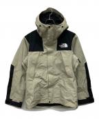 THE NORTH FACEザ ノース フェイス）の古着「マウンテンジャケット」｜ブラック×ベージュ