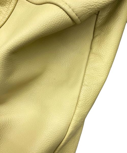 Champion（チャンピオン）Champion (チャンピオン) AWARD JACKET アワードジャケット グリーン×ベージュ サイズ:Ｍの古着・服飾アイテム