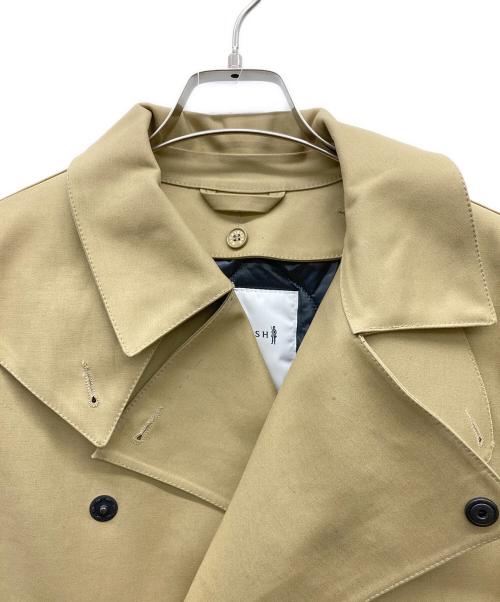 MACKINTOSH（マッキントッシュ）MACKINTOSH (マッキントッシュ) HYKE (ハイク) ゴム引きステンカラーコート ベージュ サイズ:1の古着・服飾アイテム