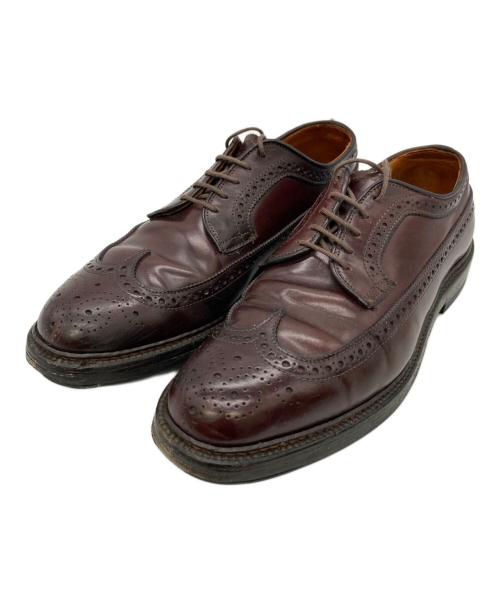 Alden（オールデン）Alden (オールデン) ロングウィングチップシューズ ブラウン サイズ:7 1/2Dの古着・服飾アイテム