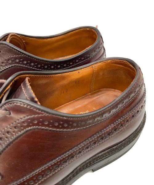 Alden（オールデン）Alden (オールデン) ロングウィングチップシューズ ブラウン サイズ:7 1/2Dの古着・服飾アイテム