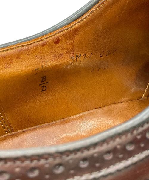 Alden（オールデン）Alden (オールデン) ロングウィングチップシューズ ブラウン サイズ:7 1/2Dの古着・服飾アイテム