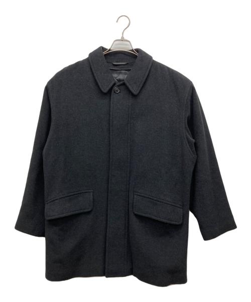 Burberry's（バーバリーズ）Burberry's (バーバリーズ) ウールハーフコート ブラック サイズ:48の古着・服飾アイテム