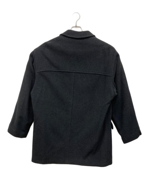 Burberry's（バーバリーズ）Burberry's (バーバリーズ) ウールハーフコート ブラック サイズ:48の古着・服飾アイテム