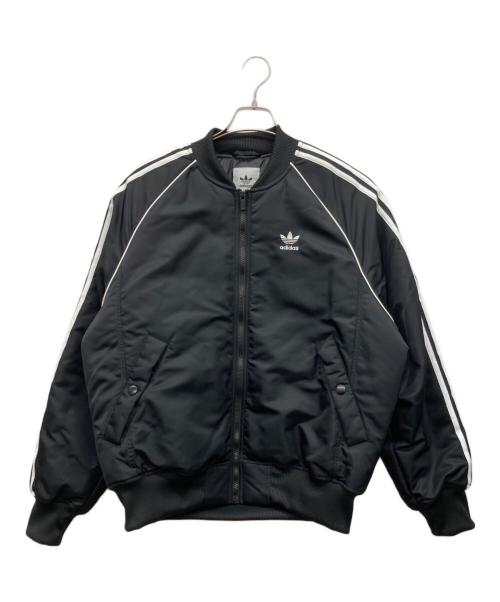 adidas（アディダス）adidas (アディダス) プレミアム カレッジジャケット ブラック サイズ:Lの古着・服飾アイテム