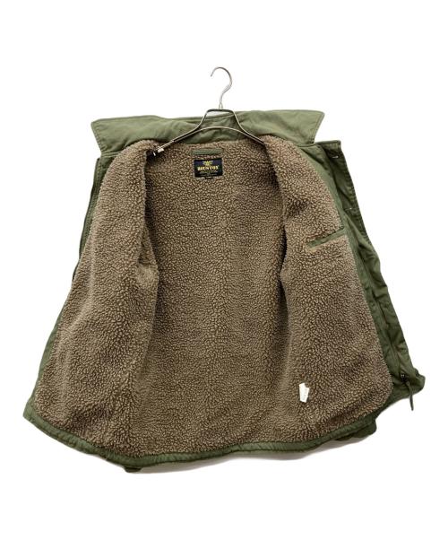 HOUSTON（ヒューストン）HOUSTON (ヒューストン) A-2デッキジャケット カーキ サイズ:LARGEの古着・服飾アイテム