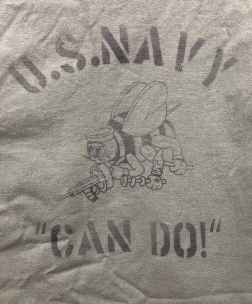 HOUSTON（ヒューストン）HOUSTON (ヒューストン) A-2デッキジャケット カーキ サイズ:LARGEの古着・服飾アイテム