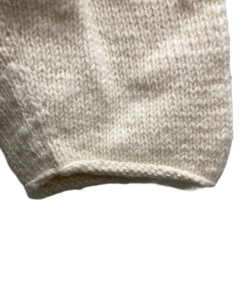 MacMahon Knitting Mills（マクマホン ニッティングミルズ）macmahon knitting mills (マクマホン ニッティングミルズ) Roll Neck Knit-Flower アイボリー サイズ:表記無しの古着・服飾アイテム