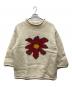 macmahon knitting mills（マクマホン ニッティングミルズ）の古着「Roll Neck Knit-Flower」｜アイボリー