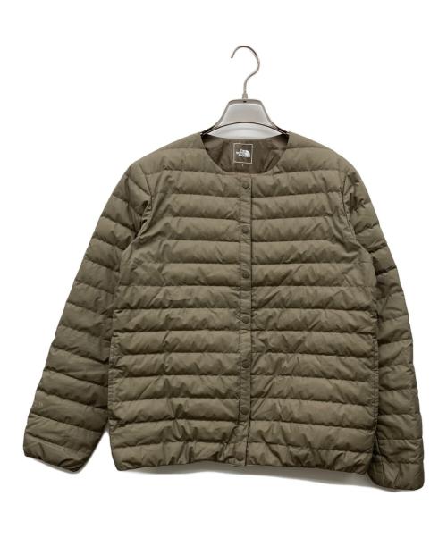 THE NORTH FACE（ザ ノース フェイス）THE NORTH FACE (ザ ノース フェイス) ウィンドストッパーゼファーシェルカーディガン ベージュ サイズ:Lの古着・服飾アイテム
