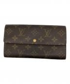 LOUIS VUITTONルイ ヴィトン）の古着「ポルトフォイユ・クレディ」｜ブラウン