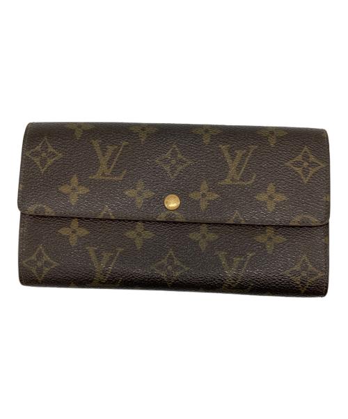 LOUIS VUITTON（ルイ ヴィトン）LOUIS VUITTON (ルイ ヴィトン) ポルトフォイユ・クレディ ブラウンの古着・服飾アイテム