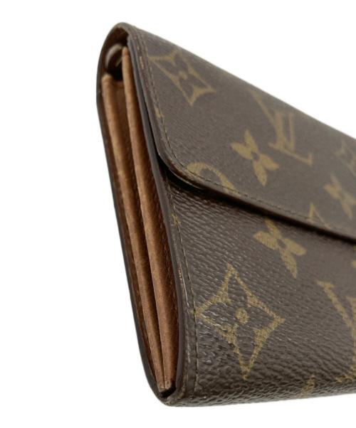 LOUIS VUITTON（ルイ ヴィトン）LOUIS VUITTON (ルイ ヴィトン) ポルトフォイユ・クレディ ブラウンの古着・服飾アイテム