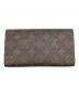 LOUIS VUITTON (ルイ ヴィトン) ポルトフォイユ・クレディ ブラウン：10000円