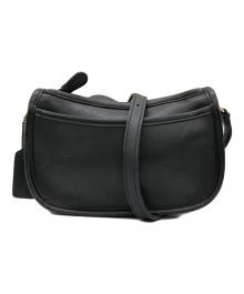 COACH（コーチ）の古着「レザーショルダーバッグ」｜ブラック