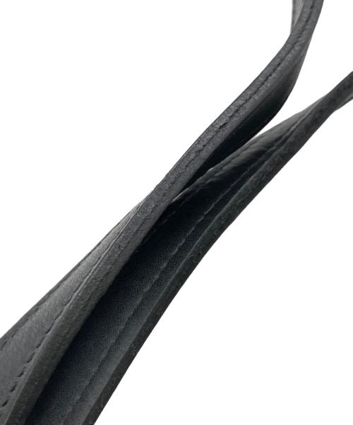 COACH（コーチ）COACH (コーチ) レザーショルダーバッグ ブラックの古着・服飾アイテム