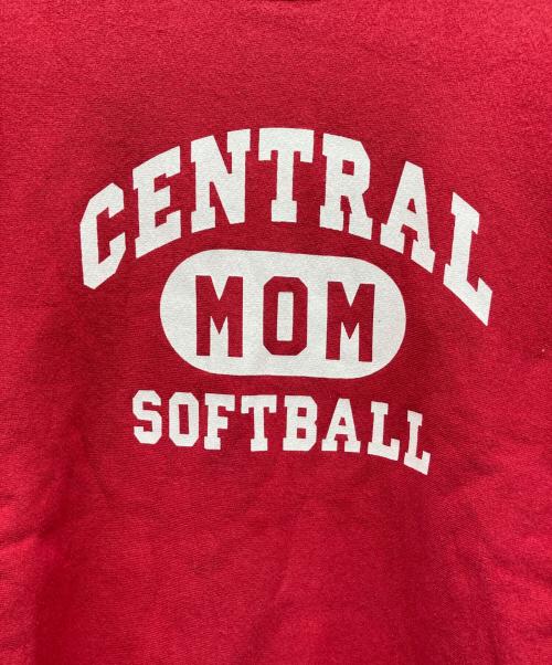 LEE（リー）LEE (リー) 三段中抜きカプセルプリントスウェット レッド サイズ:XLの古着・服飾アイテム