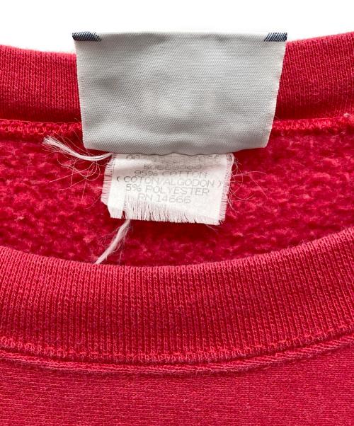 LEE（リー）LEE (リー) 三段中抜きカプセルプリントスウェット レッド サイズ:XLの古着・服飾アイテム