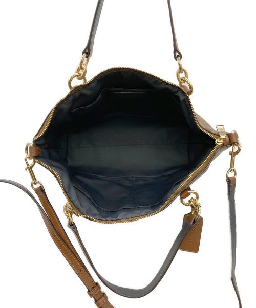 COACH（コーチ）COACH (コーチ) 2WAYバッグ シグネチャー ベージュの古着・服飾アイテム