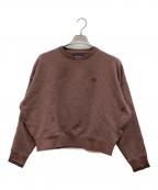 FRED PERRYフレッドペリー）の古着「胸ロゴスウェット」｜ブラウン